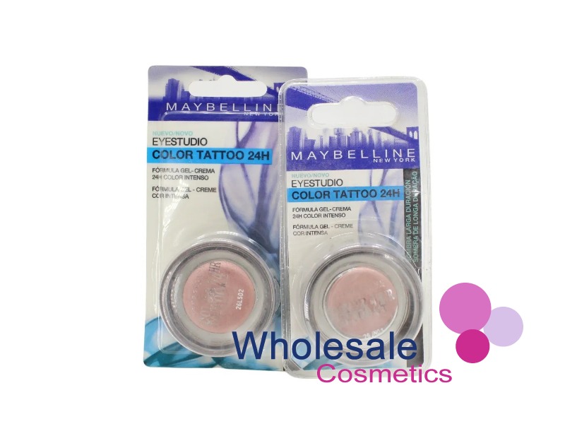8 x Maybelline 24HR Color Tattoo Eyeshadow - 65 PINK GOLD